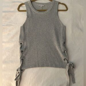 1. State gray sleeveless sweater top. Excellent condition. Worn once. XS.